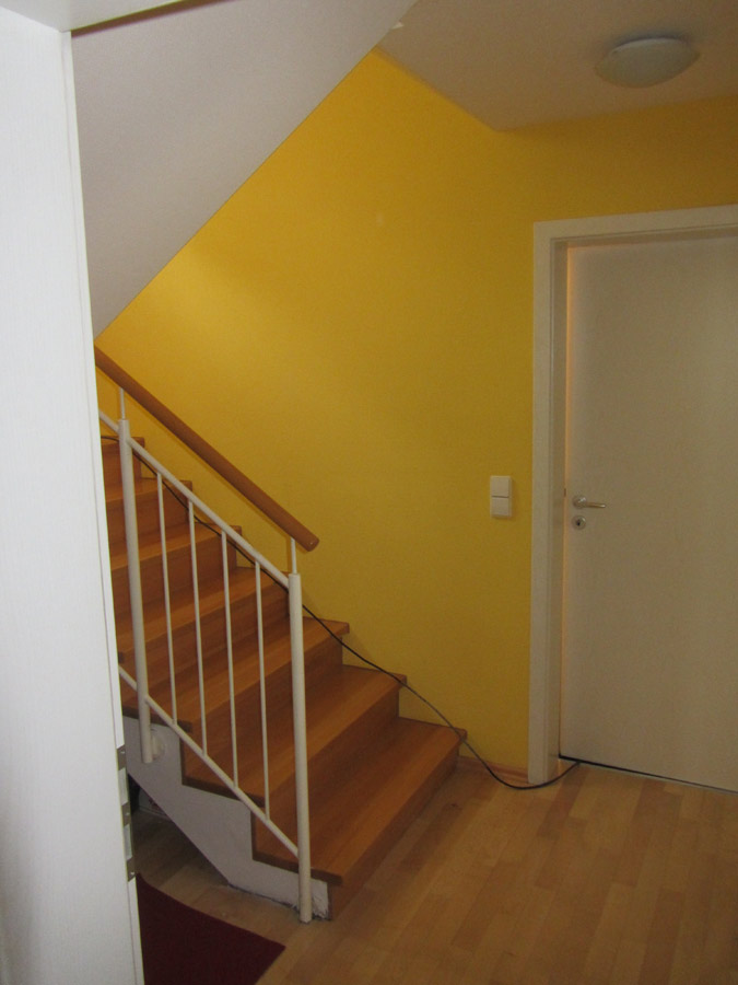 Flur, Tür, Treppe